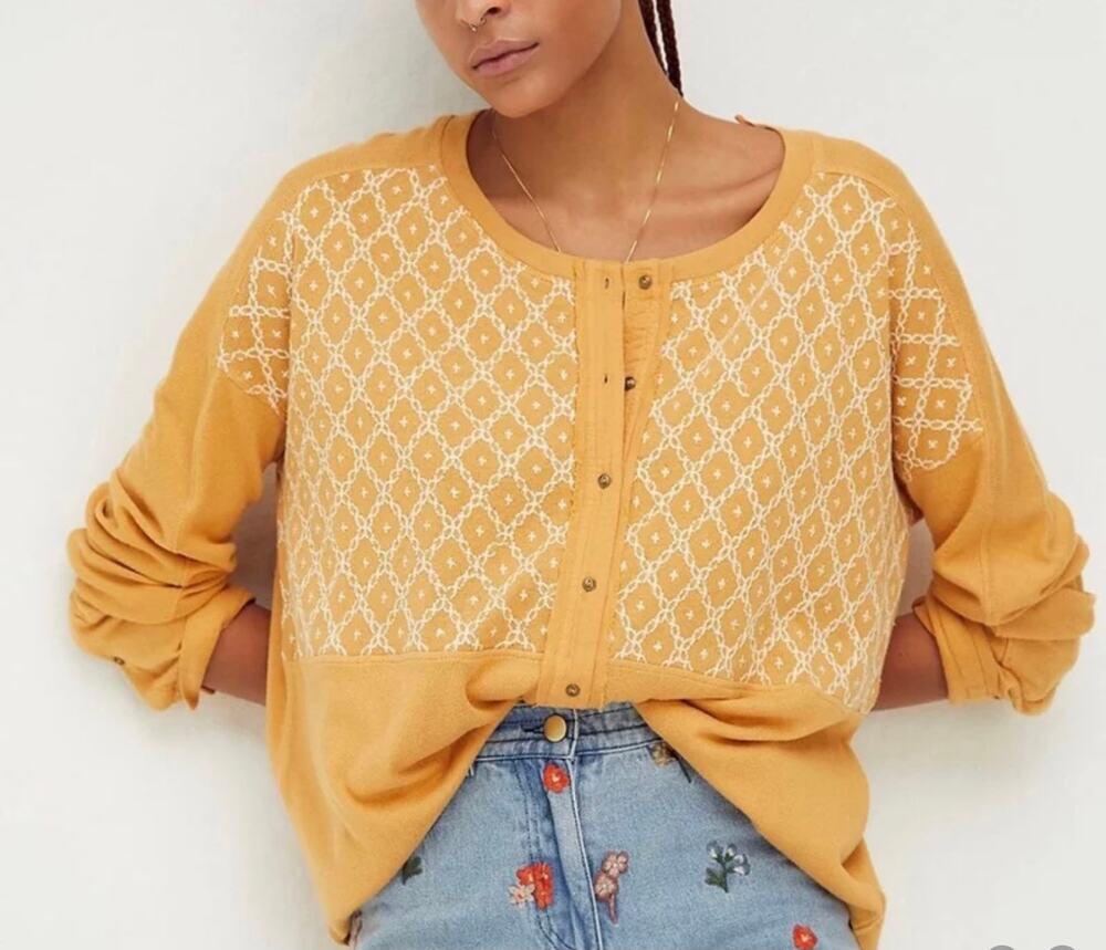 Free People Free Spirit Henley Sz S